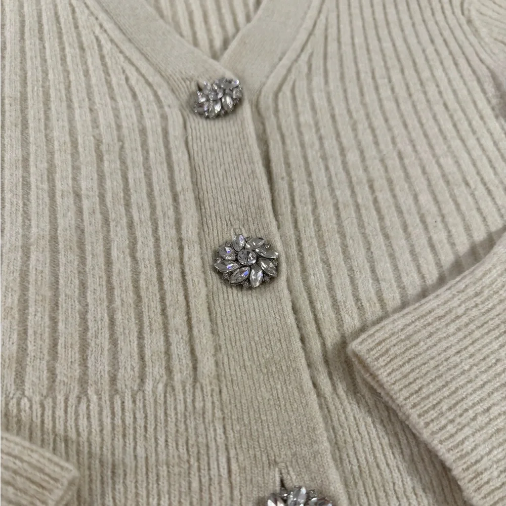 H&M Light Tan Ribbed Sweater - Picture 3 of 6